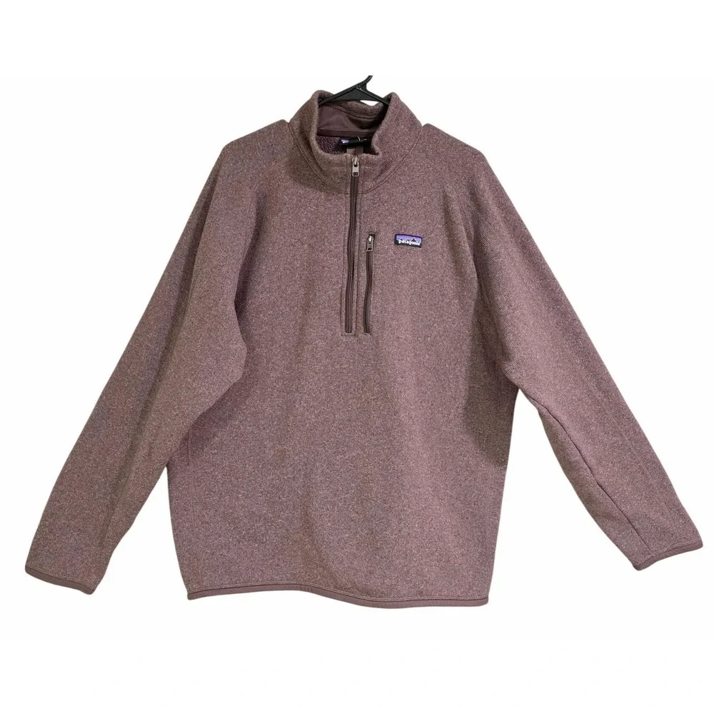 Patagonia‎ Better Sweater 1/4 Zip Pullover Mens XXL Brow Fleece Jacket